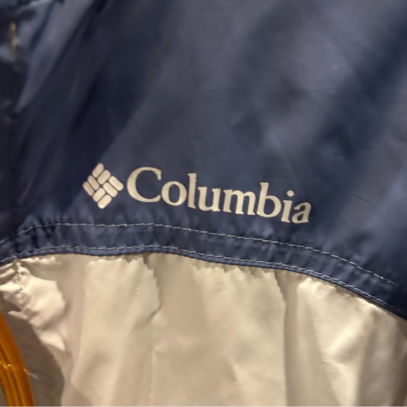 Preowned Boys Columbia Windbreaker Size XS Gray Blue - Picture 4 of 6